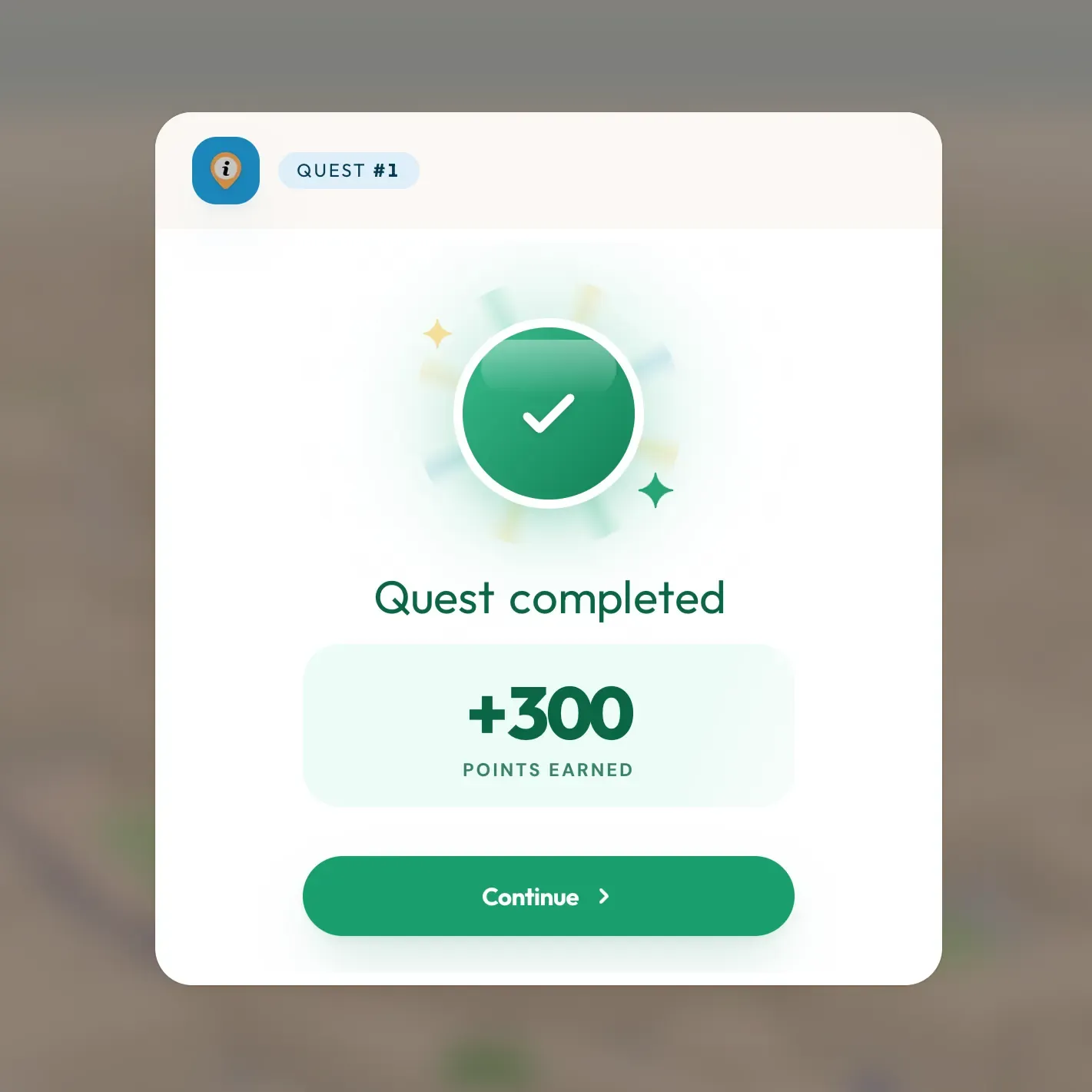 Een afgeronde stop levert de 300 basispunten op plus wat er van de snelheidsbonus over is.