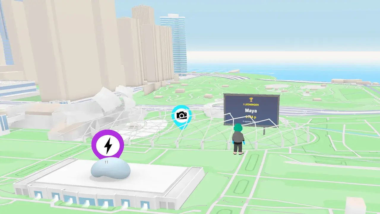 La carrera por equipos del Loop
