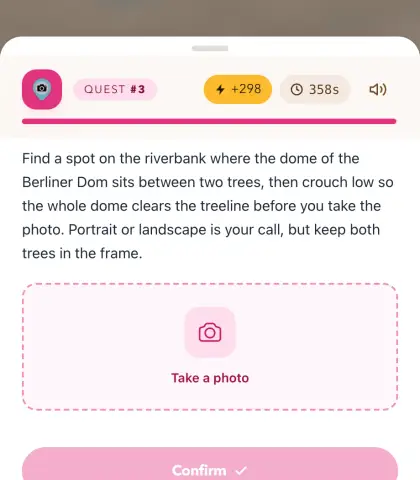 Take the photo on location