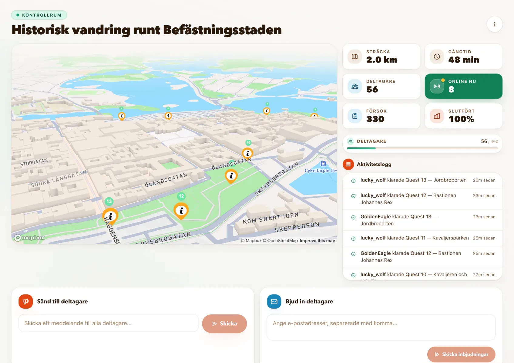 See Your Whole Event Unfold in Real Time