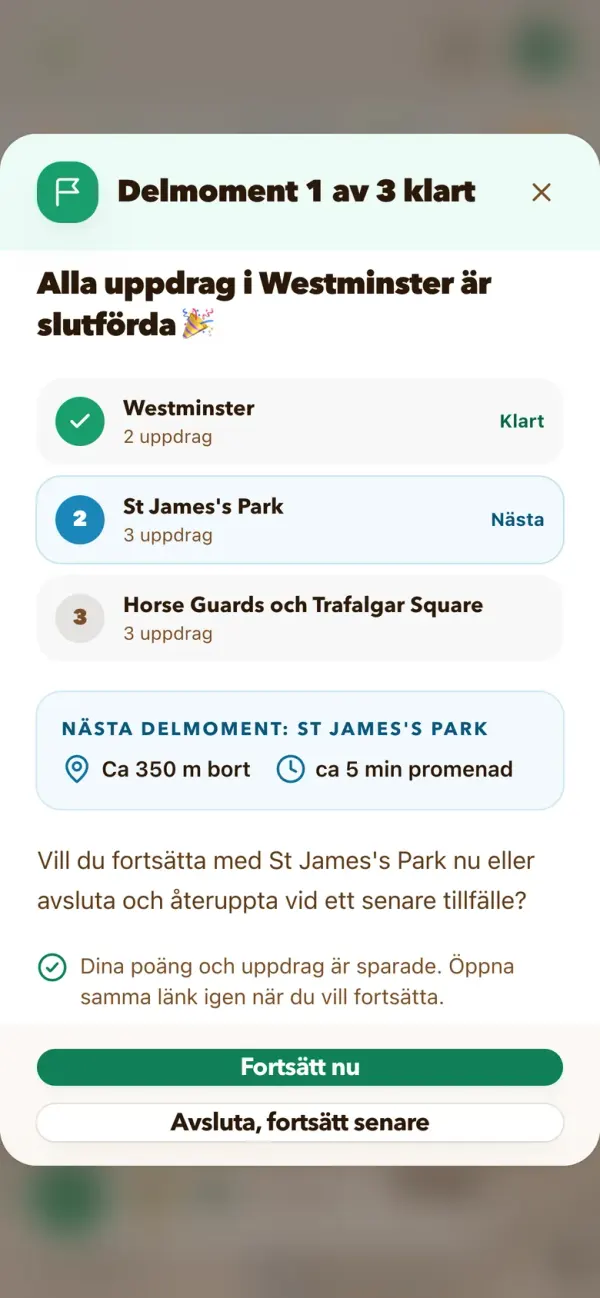 Westminster avklarat