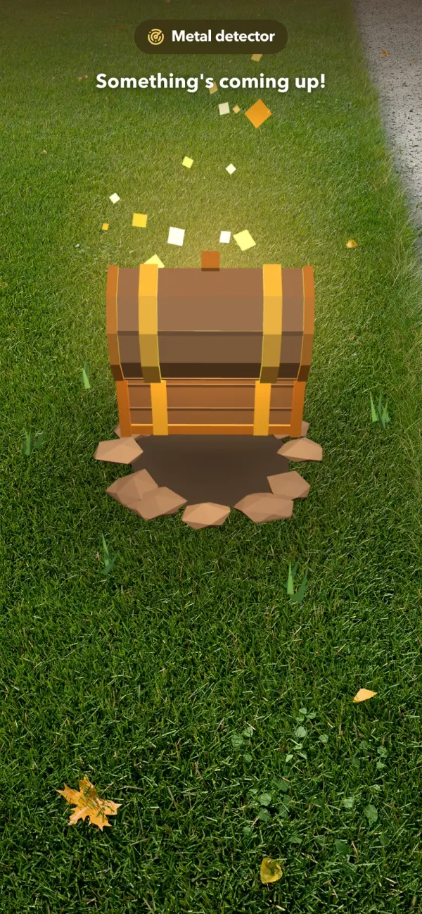Up comes the chest