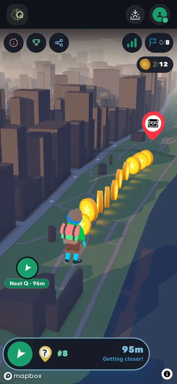 Lucky coins by the river