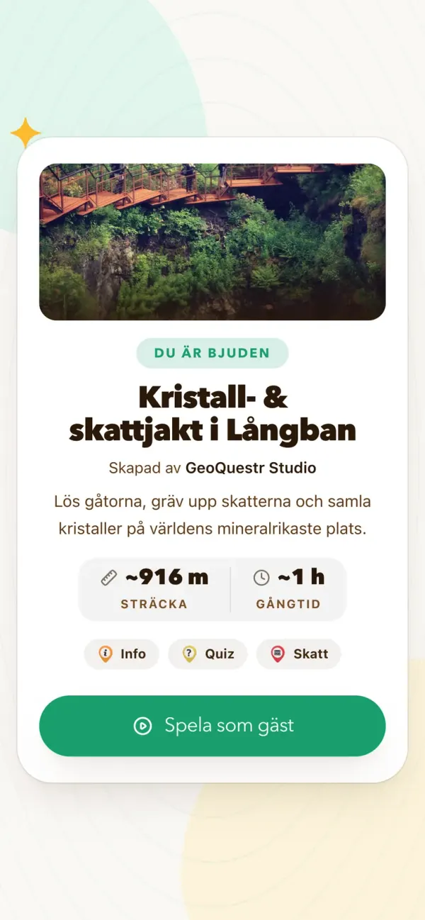Dags för skattjakt