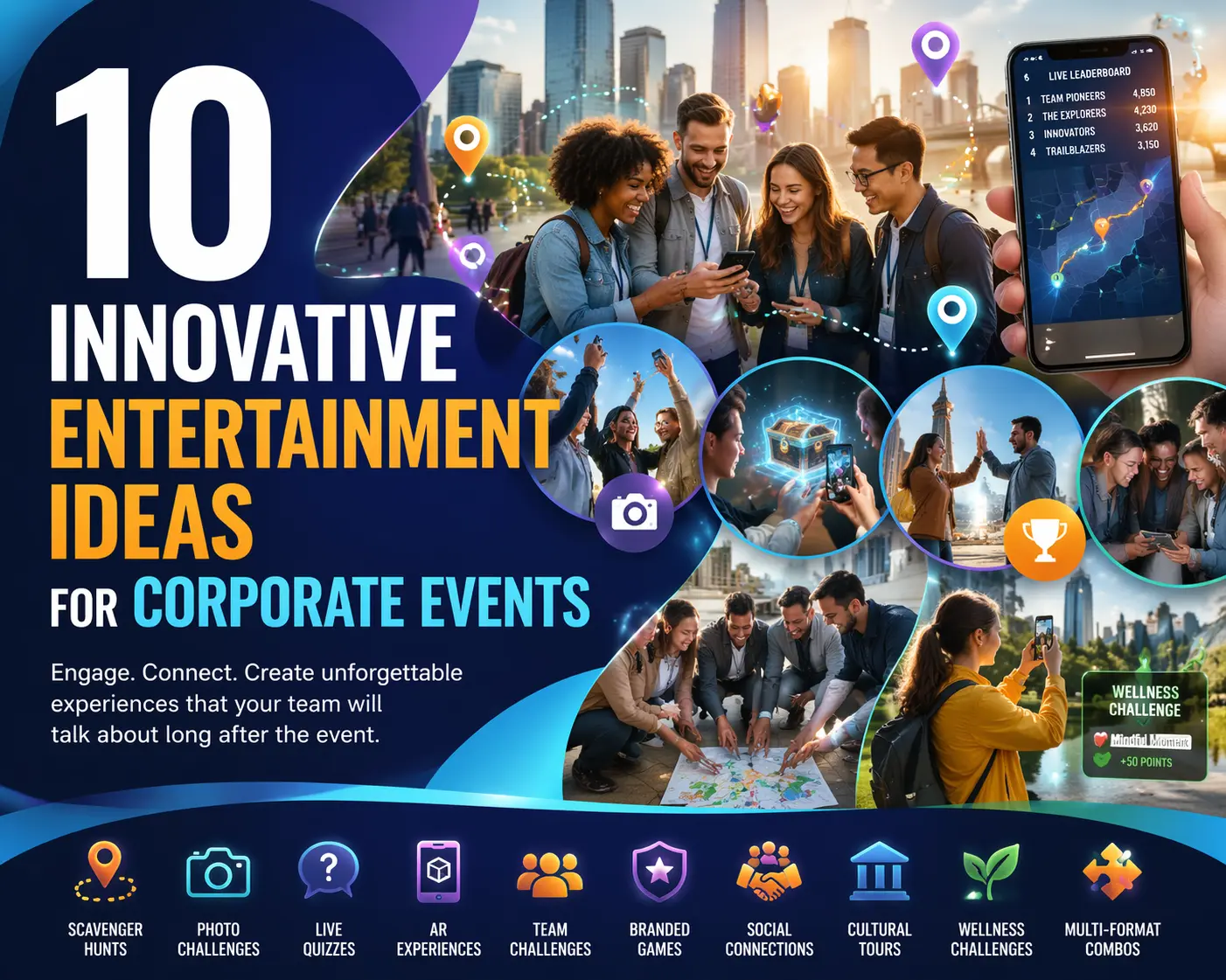 10 Innovative Entertainment Ideas for Corporate Events | GeoQuestr